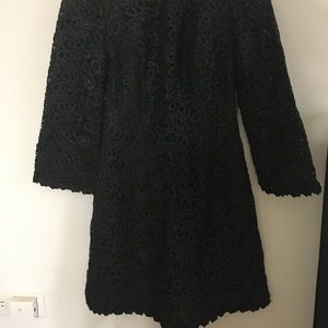 Kate Spade Fit and Flare Black dress.